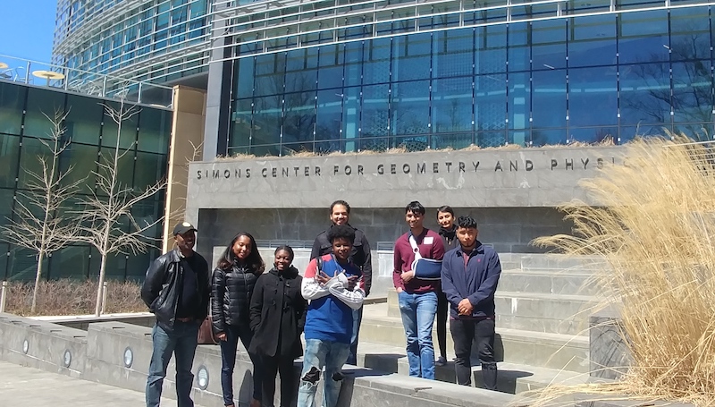 Photo of CCNY's visitors to Stony Brook